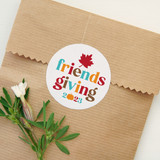 Friendsgiving Thanksgiving Labels