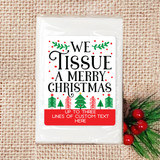 Merry Christmas Custom Tissues