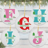 Christmas Monogram Ornament Christmas Monogram Ornament