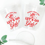 Lets Go Girls 16oz Clear Cups