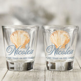 Last Toast on the Coast Shot Glasses Last Toast on the Coast Shot Glasses