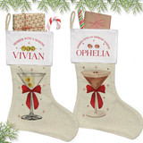 Merrier with a Martini Stocking Merrier with a Martini Stocking
