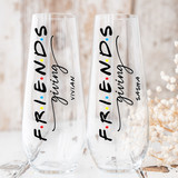 Friends-Giving Champagne Flute