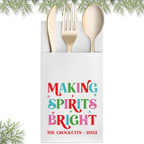 Retro Making Spirits Bright Napkins