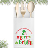 Merry & Bright Retro Holly Napkins