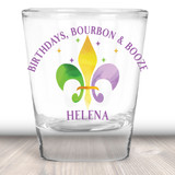 Fleur De Lis Shot Glasses