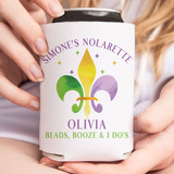 Fleur De Lis Can Coolers