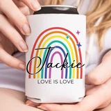 Rainbow Pride Can Coolers