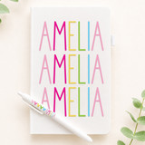 Colorful Name Notebook