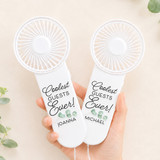 Eucalyptus Wedding Mini Fan