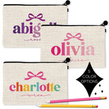 Topped with a Bow Pencil Case