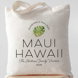 Monstera Destination Tote Bags