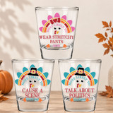 Most Likely to Turkey Shot Glasses