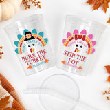 Most Likely to Turkey 16oz Clear Cups