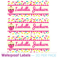 New: Waterproof Name Labels