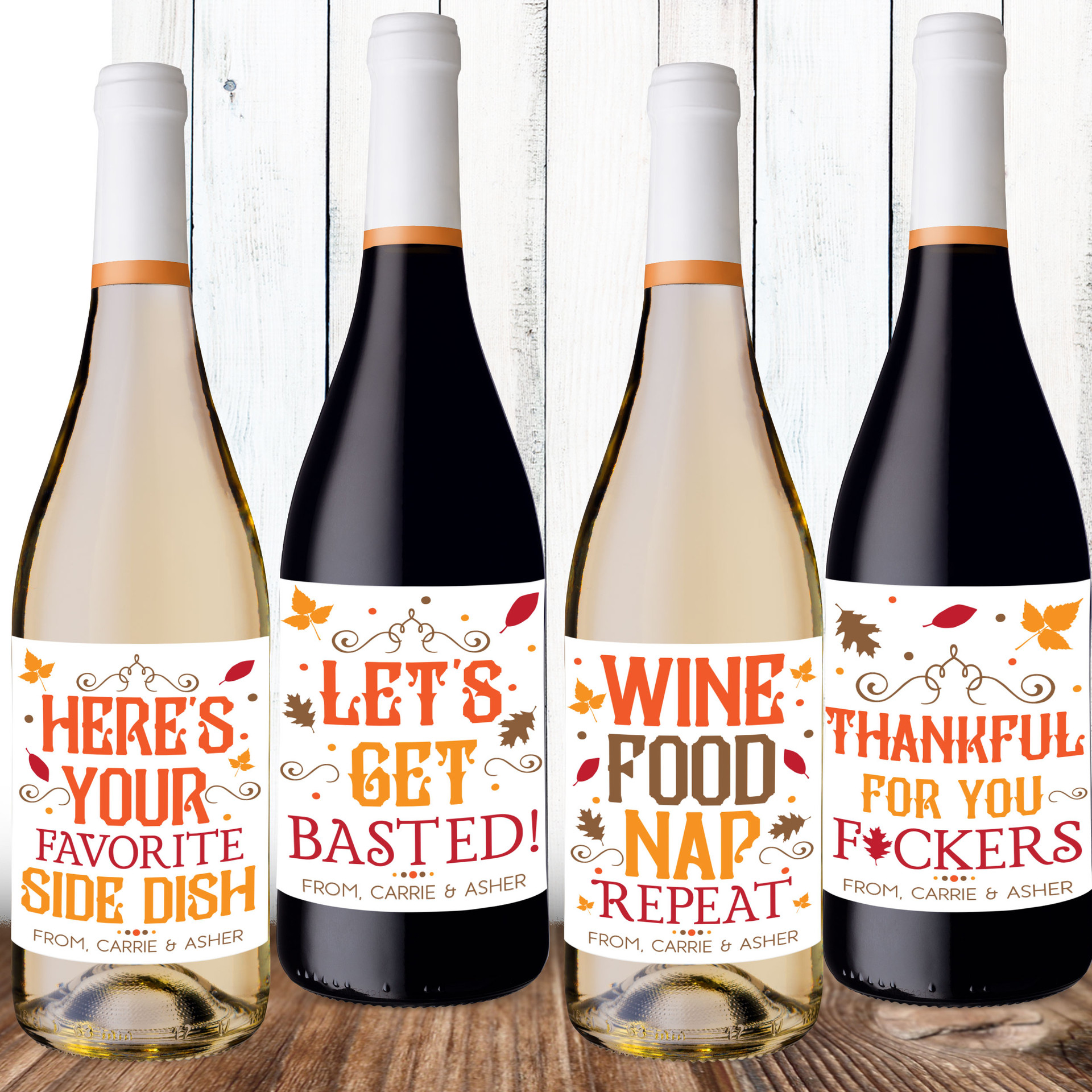 Thankful Thanksgiving Printable Tags (Instant Download)