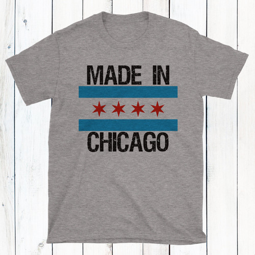 Personalized Made In Chicago T-Shirt