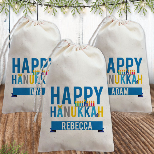 Personalized Gift Bag: Happy Hanukkah
