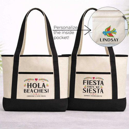 Fiesta Faves Beach Tote Bags