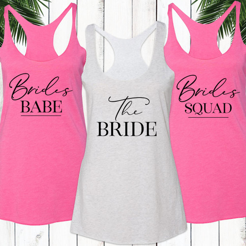 Modern Bride Squad Racerback Tank Top