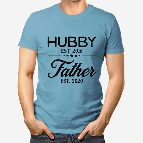 Husband Est. and Father Est. Dad Shirt