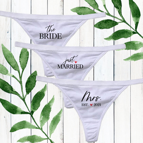 honeymoon outfit, custom bride underwear, bachelorette gift
