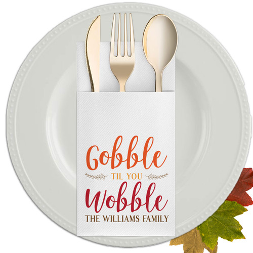 Gobble Til You Wobble Napkins