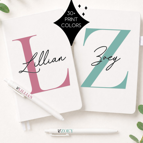 Modern Monogram Notebook