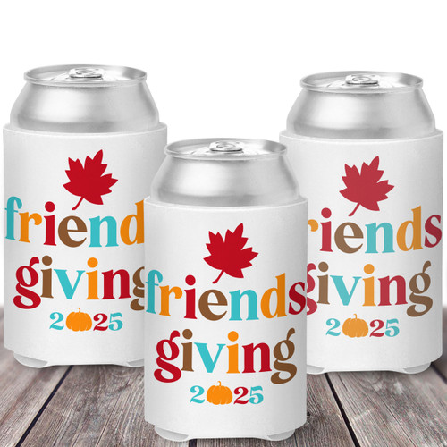 Friendsgiving Can Coolers Friendsgiving Can Coolers