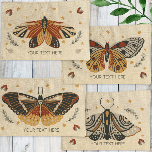 Mariposa Nocturna Placemats