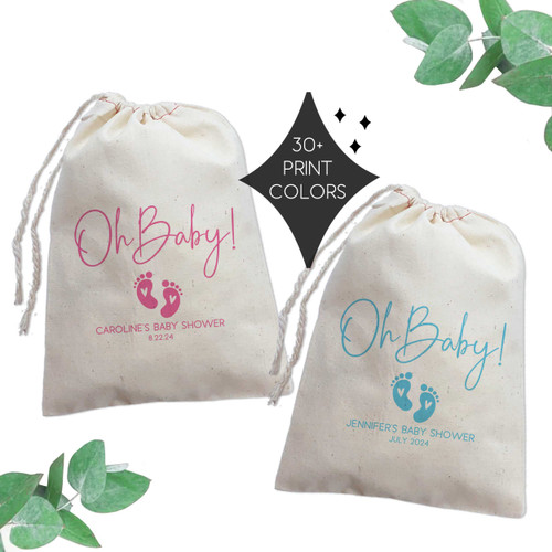 Oh Baby Shower Favor Bags