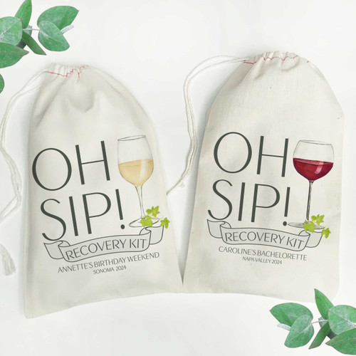 Wine Oh Sip Recovery Kit Bags