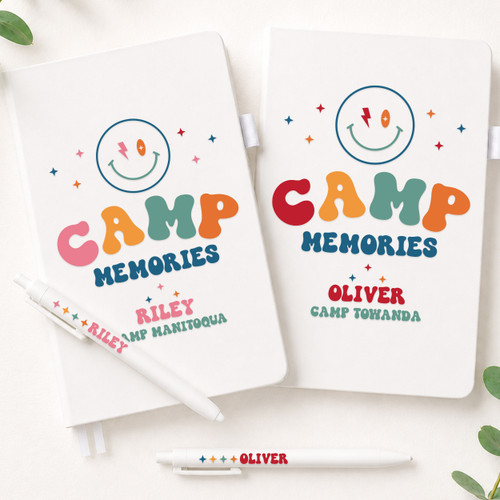 Retro Camp Memories Notebook