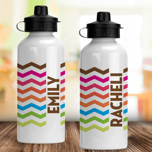 Electric Chevron Water Bottle