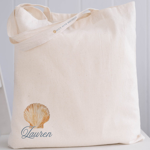 Seashell Name Bags