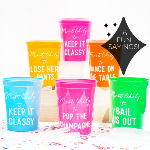 Most Likely To Plastic Tumblers