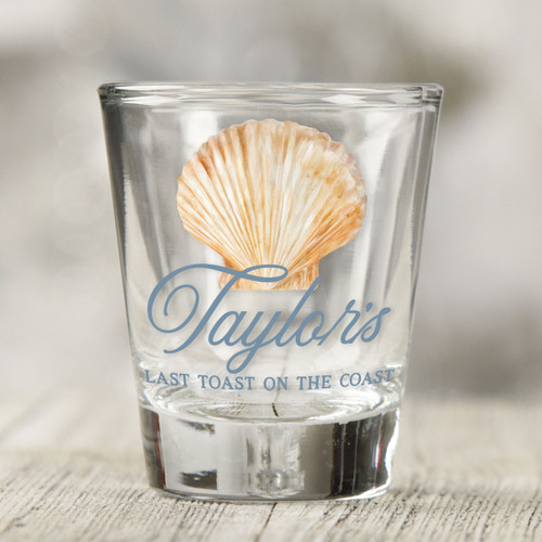 Last Toast on the Coast Shot Glasses Last Toast on the Coast Shot Glasses