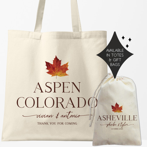 Fall Leaf Destination Tote Bags Fall Leaf Destination Tote Bags