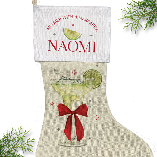 Merrier with a Margarita Stocking Merrier with a Margarita Stocking