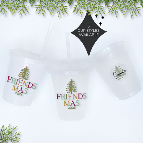 Boho Friendsmas Cups