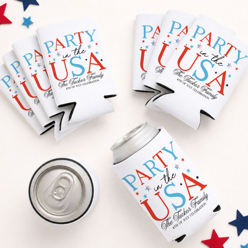 Party in the USA Can Coolers