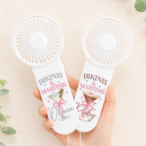 Bikinis and Martinis Mini Fan