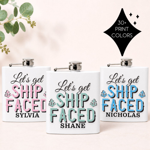 Ship Faced Flasks