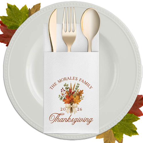 Family Thanksgiving  Napkins