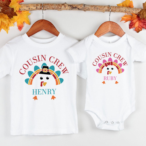 Turkey Time Cousin Crew Shirts