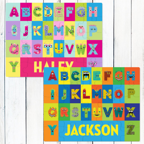Personalized Beastly Monster Puzzle (More Colors!)