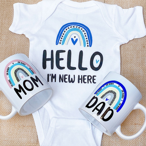 Mod Rainbow New Parents & Baby Boy Gift Box
