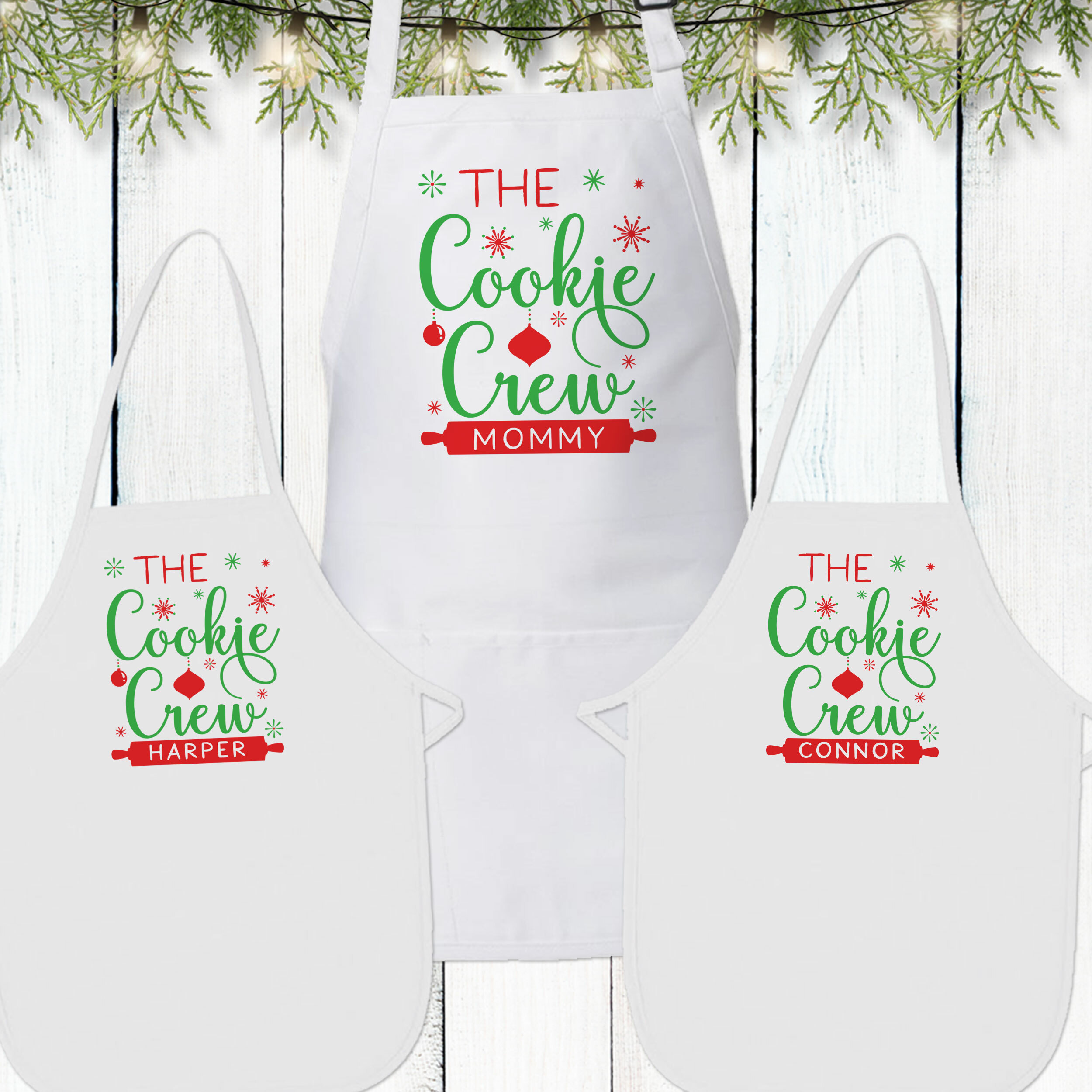 Christmas Aprons & Recipe Towels