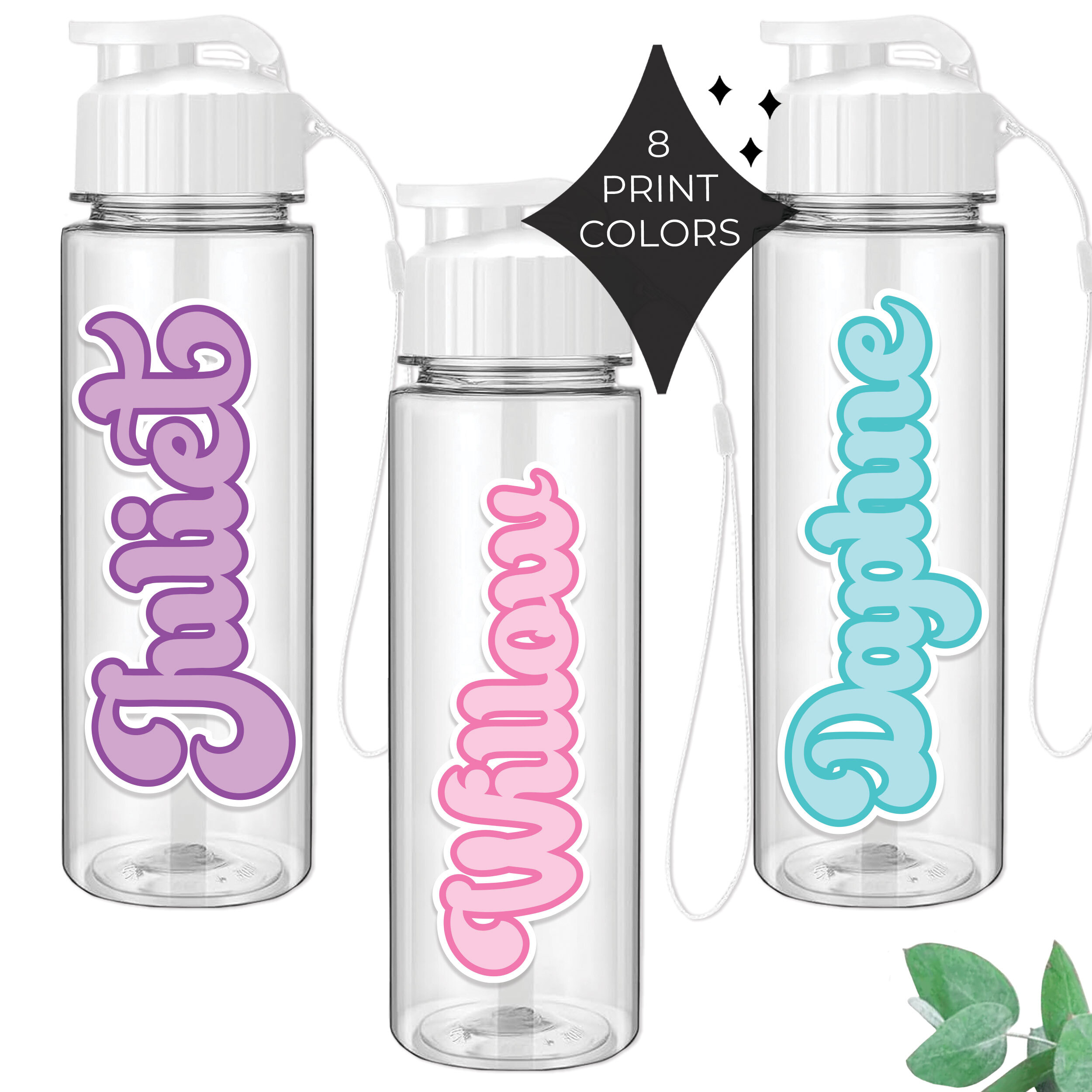 Personalized water bottles for back to school — Joy & Chaos