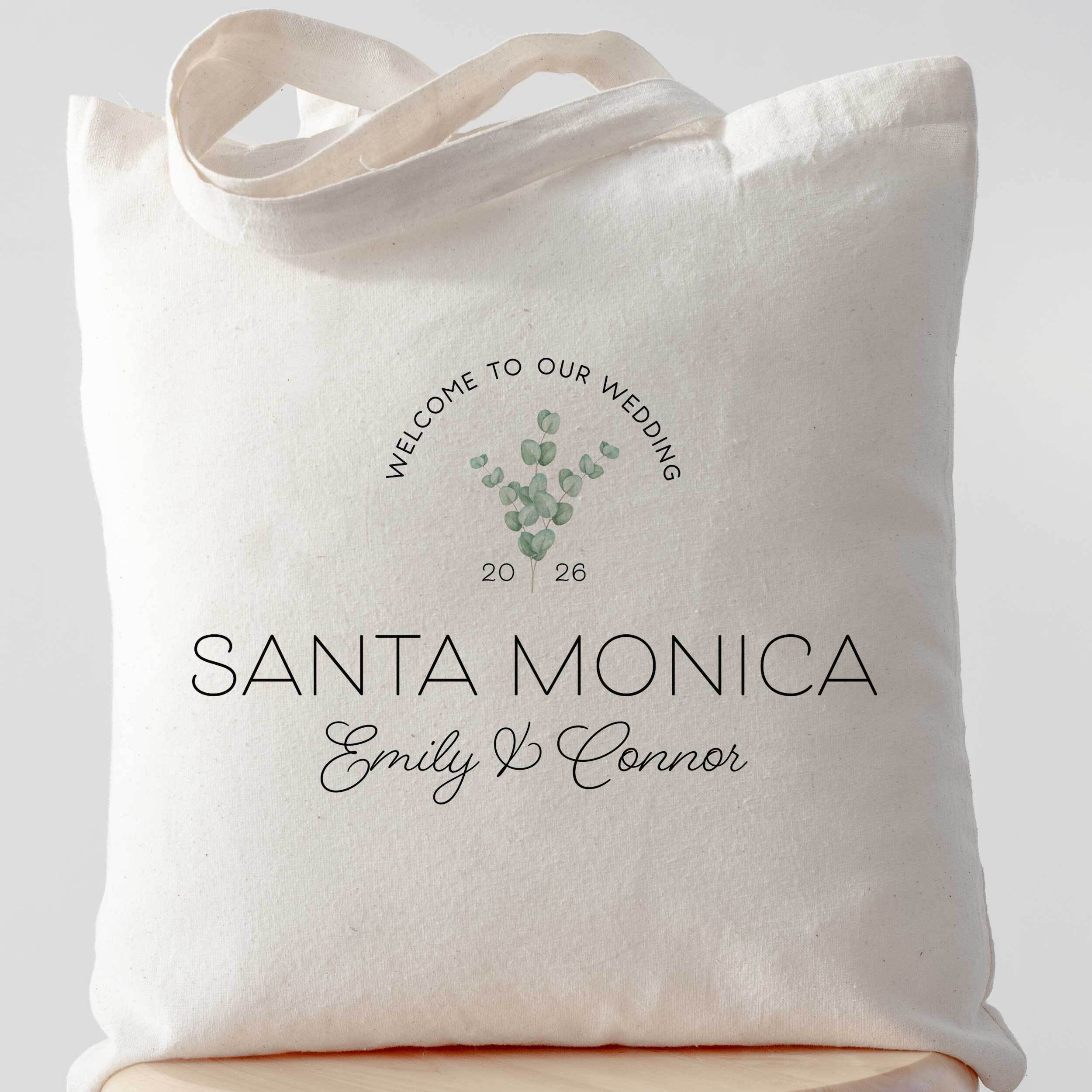 Personalized garden and greenery wedding favors
